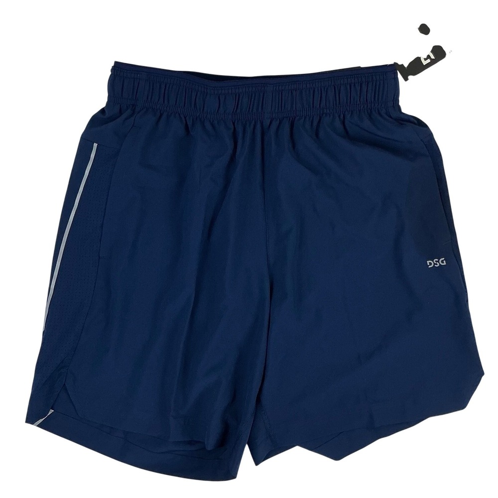 DSG Mens 7" Stride Run‎ Shorts Athletic Fit Moisture Wicking University Navy